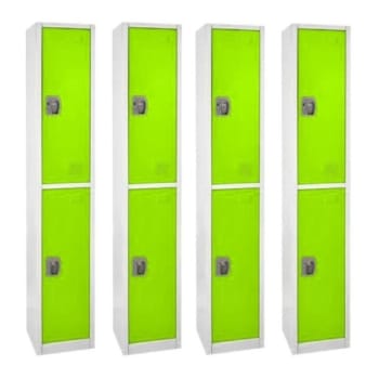 Image for Adir Office 72 In. X 12 In. 2-Compartment Steel Locker Green from HD Supply