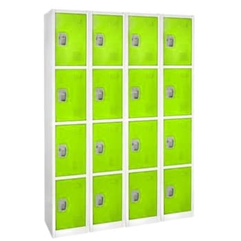 Image for Adir Office 72 in. x 12 in. 4-Compartment Steel Locker Green from HD Supply