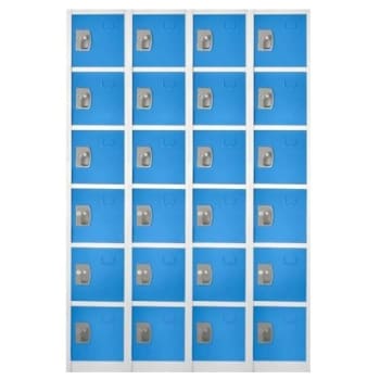 Image for Adir Office 72 In. X 12 In. 6-Compartment Steel Locker Blue from HD Supply