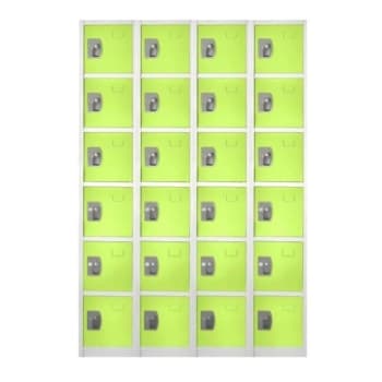 Image for Adir Office 72 In. X 12 In. 6-Compartment Steel Locker Green from HD Supply