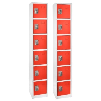 Image for Adir Office 72 In. X 12 In. 6-Compartment Steel Locker Rd from HD Supply