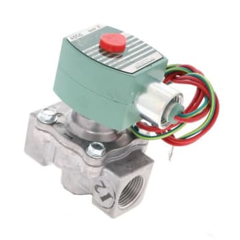 Image for Asco Valve Solenoid 2 Way Normally Closed 3/4" Npt 120vac 9.5 Cv 0-2 Psi from HD Supply