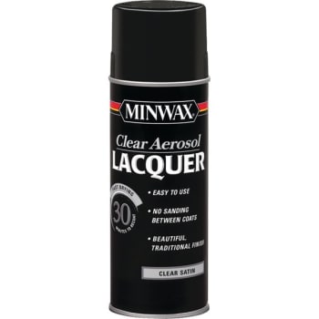 Image for Minwax 15210 Aerosol Satin Clear Brushing Lacquer, Case Of 6 from HD Supply