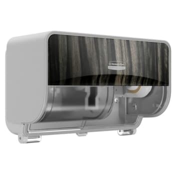 Image for Kimberly-Clark ICON™ 58752 2 Roll Horizontal Toilet Paper Dispenser and Faceplate (Ebony Woodgrain) from HD Supply