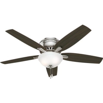 Image for Hunter® Newsome 52 In. 5-Blade Ceiling Fan W/ Light (Brushed Nickel) from HD Supply