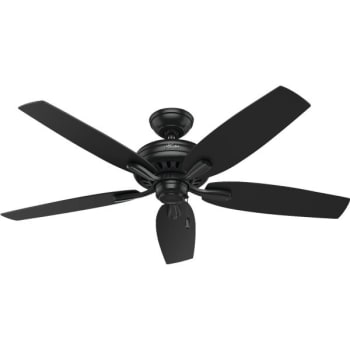 Image for Hunter® Newsome 52 in Outdoor Ceiling Fan (Matte Black) from HD Supply