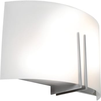 Image for Access Lighting Prong LED Wall Sconce, 16 Watt, Brushed Steel, Dimmable, 3000K from HD Supply