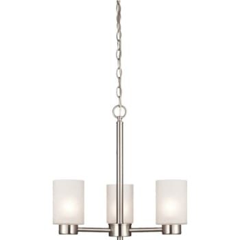 Image for Westinghouse Sylvestre 3-Light Indoor Chandelier (B. Nickel) from HD Supply