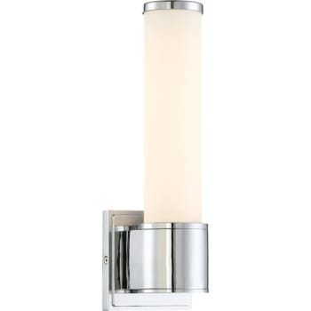 Image for Cordelia Lighting LED Wall Sconce, Etched Opal Glass, Chrome Finish from HD Supply
