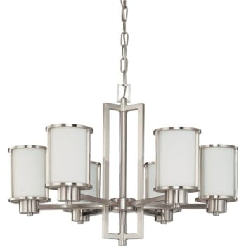 Image for Nuvo Lighting® Odeon 6-Light Indoor Chandelier (White) from HD Supply