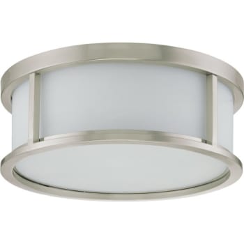 Nuvo Lighting® Odeon 15 in. 3-Light Incandescent Flush Mount Light (White)