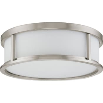 Image for Nuvo Lighting® Odeon 17 in. 3-Light Incandescent Flush Mount Light (White) from HD Supply