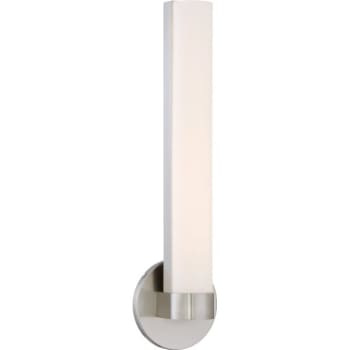 Image for Nuvo Lighting® Bond 1-Light Integrated LED Wall Sconce (Brushed Nickel) from HD Supply