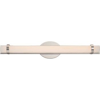 Image for NUVO Lighting® Slice 1-Light LED 24 in Wall Scone (Polished Nickel) from HD Supply