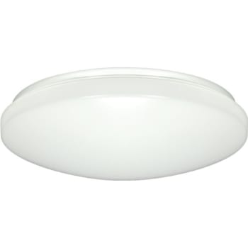 Image for SATCO® LED One-Light Ceiling Fixture, 16 Watt, 14" Dia, Flush Mount, White from HD Supply