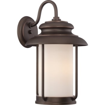 Image for Nuvo Lighting® Bethany 10 x 16.75 in. 1-Light Outdoor Lantern (Mahogany Bronze) from HD Supply