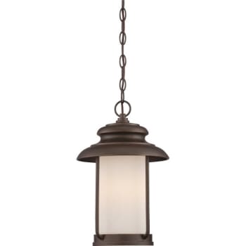 Image for NUVO Lighting® Bethany 10 in. 1-Light Outdoor Pendant Fixture (Mahogany Bronze) from HD Supply