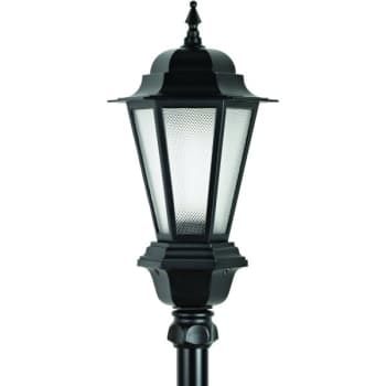 Image for Liteco Large Black Cast Aluminum Commercial LED Post Top Fixture from HD Supply