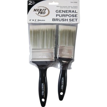 Image for Merit Pro 00680 2 Piece Polyester Brush Kit, Package Of 6 Kits from HD Supply