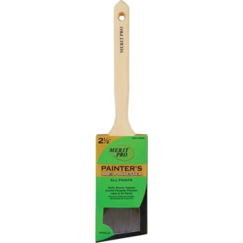Image for Merit Pro 00350 2-1/2" Painter's Professional Angle Sash Brush, Package Of 12 from HD Supply