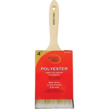 Image for Merit Pro 00047 4" 100% Polyester Beavertail Brush, Package Of 6 from HD Supply