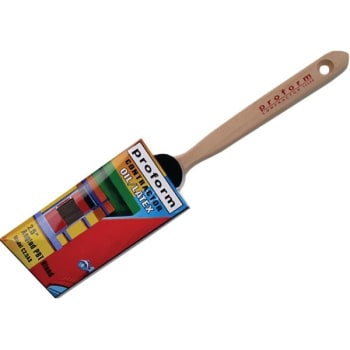 Image for Proform 2.5" Contractor Angled Cut Brush, Standard Handle, Package Of 12 from HD Supply