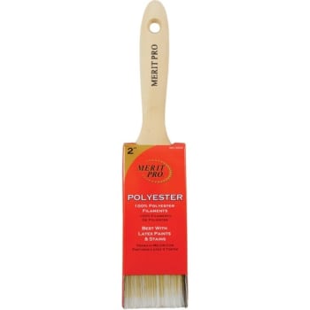 Image for Merit Pro 00044 2" 100% Polyester Beavertail Brush, Package Of 12 from HD Supply