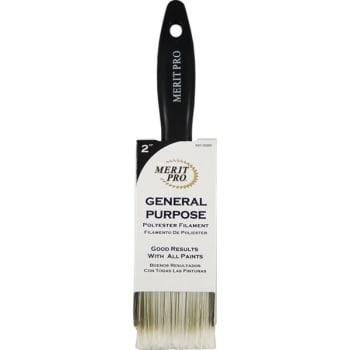 Image for Merit Pro 00290 2" General Purpose Polyester Brush, Package Of 12 from HD Supply
