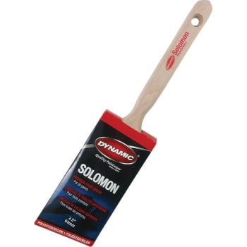 Image for Dynamic Hb199106 64mm 2-1/2" Solomon Angled Polyester Nylon Brush, Package Of 10 from HD Supply