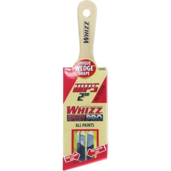 Image for Whizz 21020s 2" Pro Wedge Shorty Angle Sash Brush, Package Of 12 from HD Supply