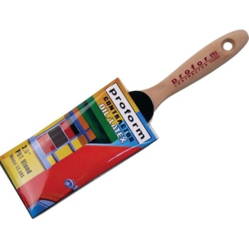 Image for Proform 2.5" Contractor Straight Cut Brush, Beavertail Handle, Package Of 12 from HD Supply