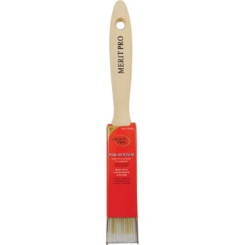 Image for Merit Pro 00042 1" 100% Polyester Beavertail Brush, Package Of 12 from HD Supply