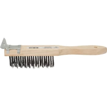 Image for Hyde 46846 4 x 11 Wood Wire Brush w/ Scraper, Package Of 6 from HD Supply
