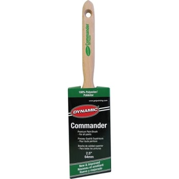 Image for Dynamic Hb188006 64mm 2-1/2" Commander Angled Polyester Brush, Package Of 10 from HD Supply