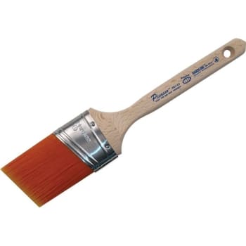 Proform PIC11-2.5 2.5" Picasso Angled Oval Stiff Chisel Brush w/ Standard Handle