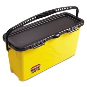 Image for Rubbermaid 28 Quart Plastic Top Down Charging Bucket (Yellow) from HD Supply