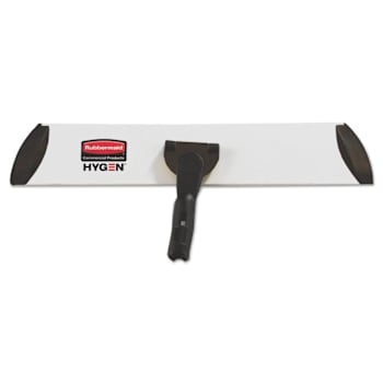 Rubbermaid Commercial Hygen™ 17" Quick-Connect Single-Sided Flat Mop Frame (Black)