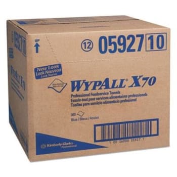 Image for Wypall X70 Foodservice Cloth (300-Carton) (Blue) from HD Supply
