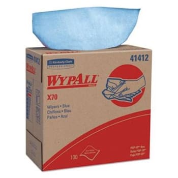Image for Wypall™ X70 Cloths, Pop-Up Box, 9 1/10 X 16 4/5, Blue, Carton Of 1000 from HD Supply