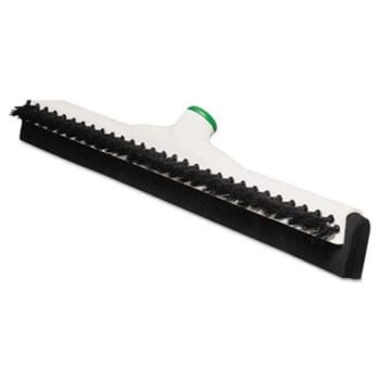 Image for Unger 18 in Sanitary Brush w/ Squeegee and Moss Handle from HD Supply