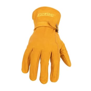 Image for Estwing Leather Driver Work Glove Adjustable Wrist Strap Brown 2xlarge from HD Supply
