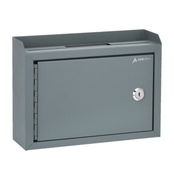 Image for Adir Office Medium Size Grey Steel Multi-Purpose Suggest Drop Box from HD Supply