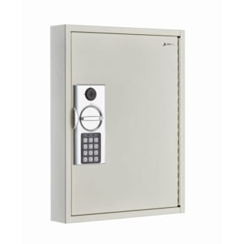 Adir Office 60-Key Steel Heavy-Duty Digital Lock Key Cabinet White