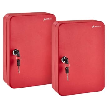 Image for Adir Office 48 Key Steel Secure Cabinet W/key Lock Red from HD Supply