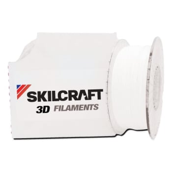 Skilcraft 3d Printer Polylactic Acid Filament 1.75 Mm Natural