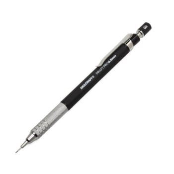 Skilcraft Draft Pro Mechanical Pencil 0.5 Mm Black Lead/barrel W/etched Ss