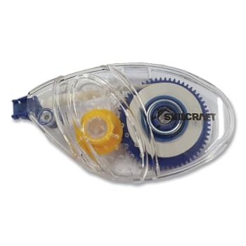 Image for Skilcraft Correction Tape Recycled Dispenser Non Refill Clear 0.2" X 394" from HD Supply