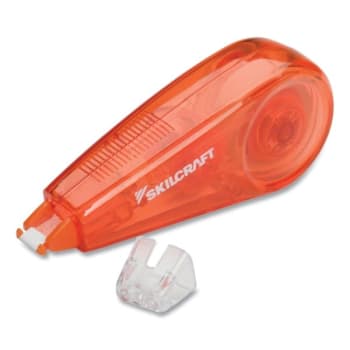 Image for Skilcraft Correction Tape Dispenser Non Refillable Orange 0.2" X 236" from HD Supply
