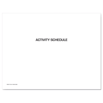 Image for Unicor Activity Schedule 11 X 9 White Cover Jan-Dec 2023 from HD Supply