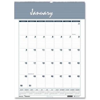 Skilcraft Wall Calendar 12 X 17 White/blue/gray Jan-dec 2023
